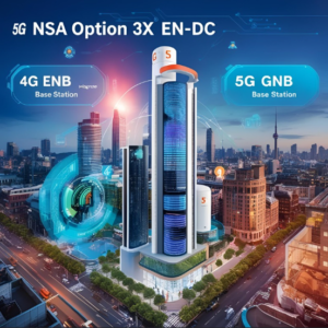 5G RAN WIRELESS NSA Architecture(EN-DC), Option 3x